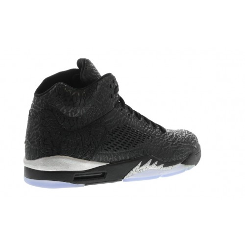 Кроссы Jordan 5 Retro 3Lab5 Black Silver - мужская сетка размеров