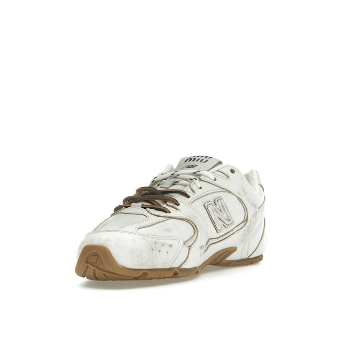 New Balance x Miu Miu 530 SL White Gum - женская сетка размеров New Balance x Miu Miu 530 SL White Gum - женская сетка размеров