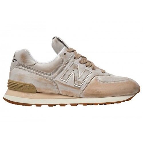 Кроссы New Balance 574 Miu Miu White (W) - женская сетка размеров