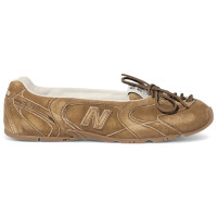 Женские New Balance 530 SL Délavé Suede Ballerinas Miu Miu Cinnamon (W)