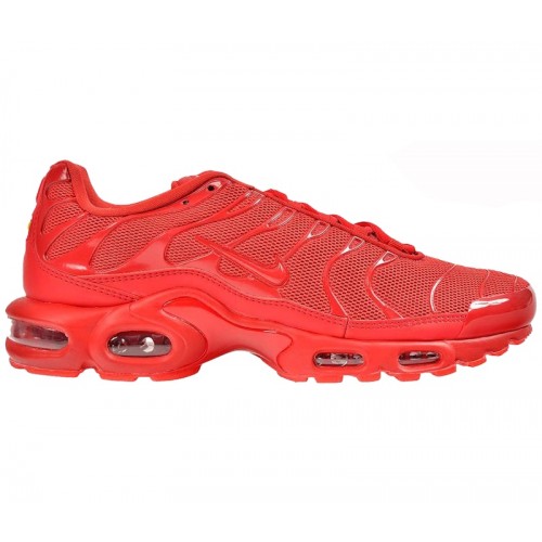 Кроссы Nike Air Max Plus University Red - мужская сетка размеров