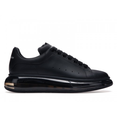 Alexander McQueen Oversized Black Shiny Sole - мужская сетка размеров