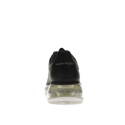 Кроссы Alexander McQueen Oversized Black Clear Sole - мужская сетка размеров