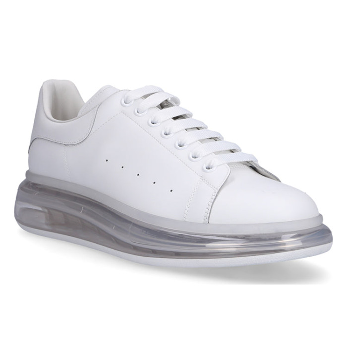 Alexander McQueen Oversized White Clear Sole - мужская сетка размеров Alexander McQueen Oversized White Clear Sole - мужская сетка размеров