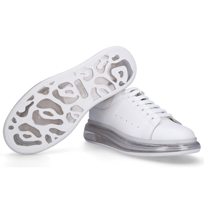 Alexander McQueen Oversized White Clear Sole - мужская сетка размеров Alexander McQueen Oversized White Clear Sole - мужская сетка размеров
