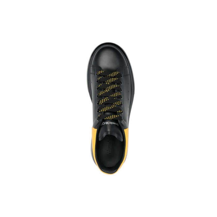 Alexander McQueen Oversized Sneaker Clear Sole - Black Pop Yellow - мужская сетка размеров Alexander McQueen Oversized Sneaker Clear Sole - Black Pop Yellow - мужская сетка размеров