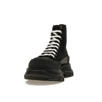 Alexander McQueen Tread Slick Boot Black Black White