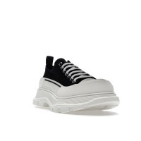 Кроссовки Alexander McQueen Tread Slick Low Lace Up Black White