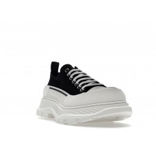 Кроссовки Alexander McQueen Tread Slick Low Lace Up Black White