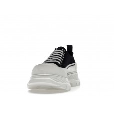 Кроссовки Alexander McQueen Tread Slick Low Lace Up Black White