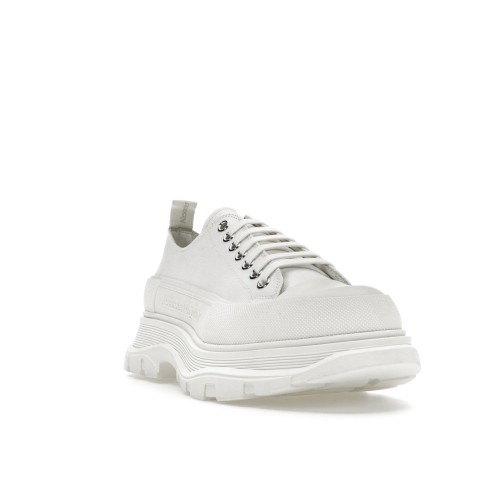 Кроссы Alexander McQueen Tread Slick Low Lace Up White FW21 - мужская сетка размеров
