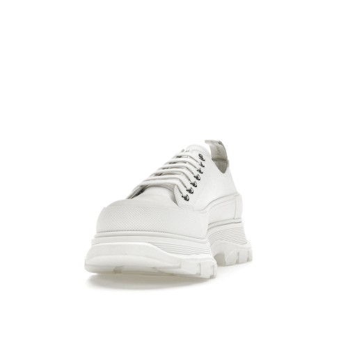 Кроссы Alexander McQueen Tread Slick Low Lace Up White FW21 - мужская сетка размеров
