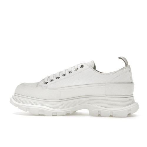 Кроссы Alexander McQueen Tread Slick Low Lace Up White FW21 - мужская сетка размеров