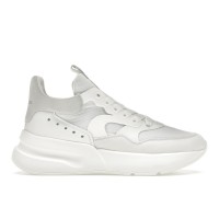 Кроссовки Alexander McQueen Oversized Runner White Silver