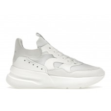 Кроссовки Alexander McQueen Oversized Runner White Silver