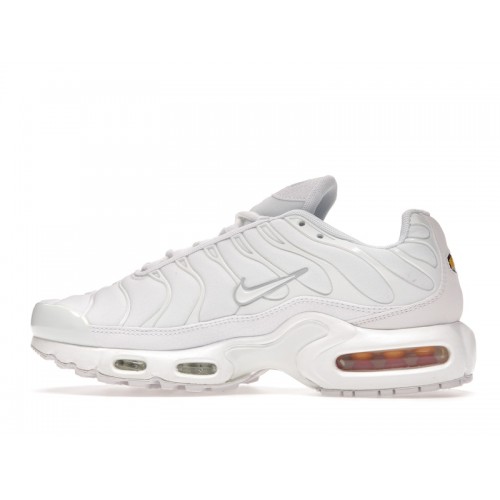 Кроссы Nike Air Max Plus White Pure Platinum (W) - женская сетка размеров