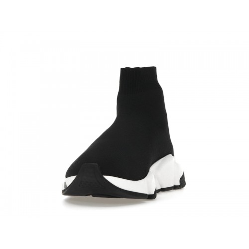 Balenciaga Speed Graffiti Trainers White Black Logo (W) - женская сетка размеров
