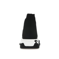 Женские Balenciaga Speed Graffiti Trainers White Black Logo (W)