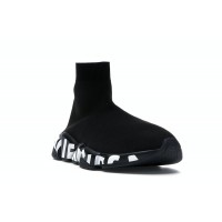 Кроссовки Balenciaga Speed Graffiti Trainers Black