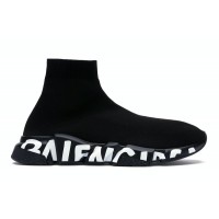 Кроссовки Balenciaga Speed Graffiti Trainers Black