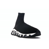 Кроссовки Balenciaga Speed Graffiti Trainers Black White