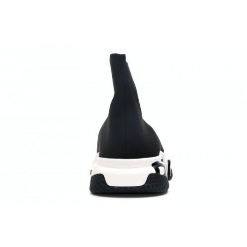 Кроссы Balenciaga Speed Graffiti Trainers Black White - мужская сетка размеров