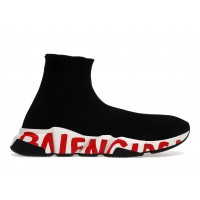 Кроссовки Balenciaga Graffiti Speed Red Sole