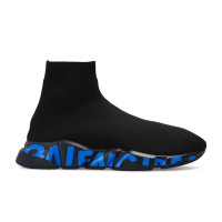 Balenciaga Speed Graffiti Black Blue