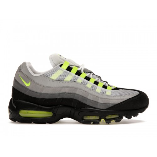 Кроссы Nike Air Max 95 OG Neon (2008/2010) - мужская сетка размеров