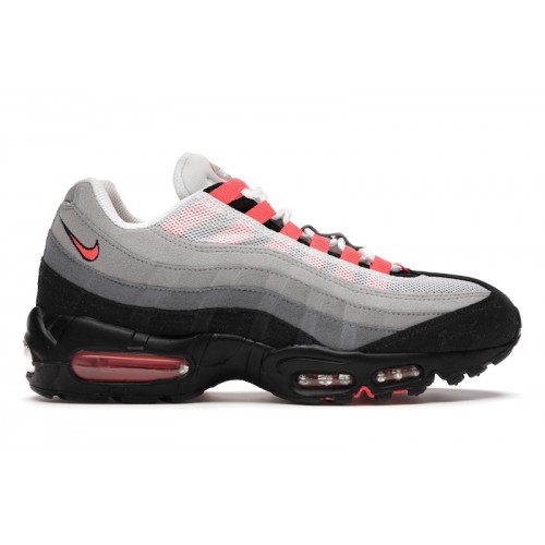 Кроссы Nike Air Max 95 Solar Red (2018) - мужская сетка размеров