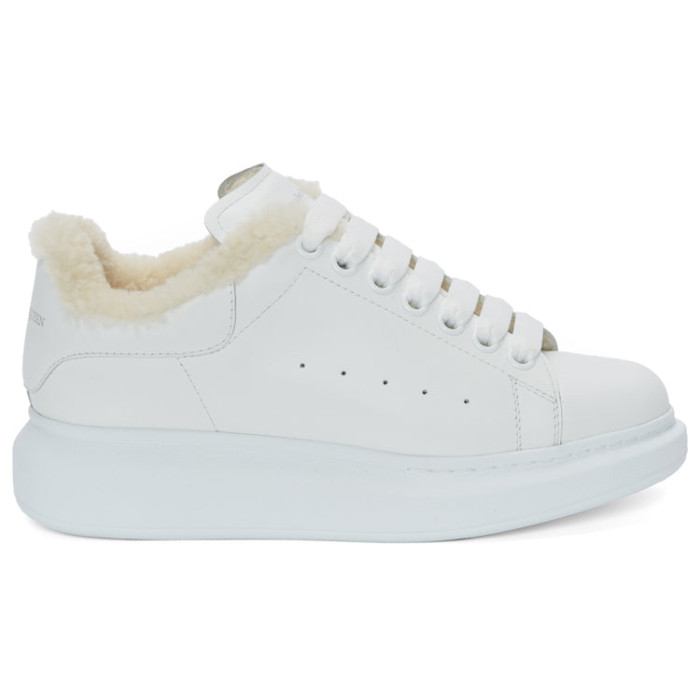 Alexander McQueen Oversized White Shearling (W) - женская сетка размеров Alexander McQueen Oversized White Shearling (W) - женская сетка размеров