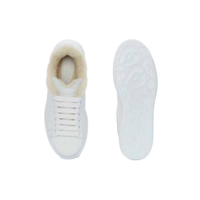 Alexander McQueen Oversized White Shearling (W) - женская сетка размеров Alexander McQueen Oversized White Shearling (W) - женская сетка размеров