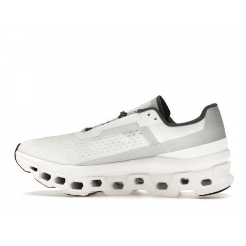 Кроссы On Running Cloudmonster Undyed White - мужская сетка размеров