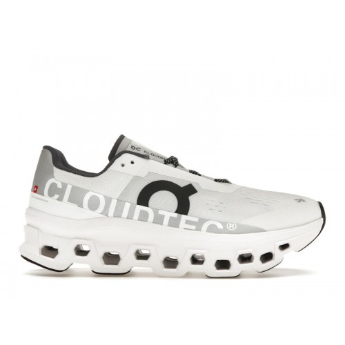 Кроссы On Running Cloudmonster Undyed White - мужская сетка размеров