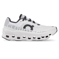 Женские кроссовки On Running Cloudmonster White Black (W)