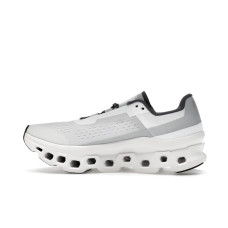 Женские On Running Cloudmonster White Black (W)