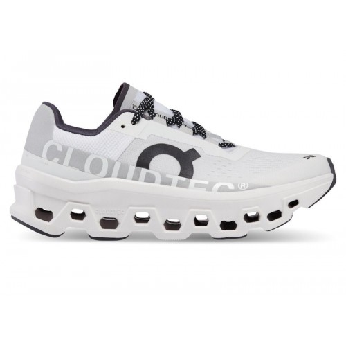Кроссы On Running Cloudmonster White Black (W) - женская сетка размеров