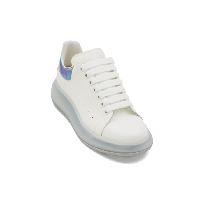 Alexander McQueen Oversized Sneaker White Iridescent - мужская сетка размеров Alexander McQueen Oversized Sneaker White Iridescent - мужская сетка размеров
