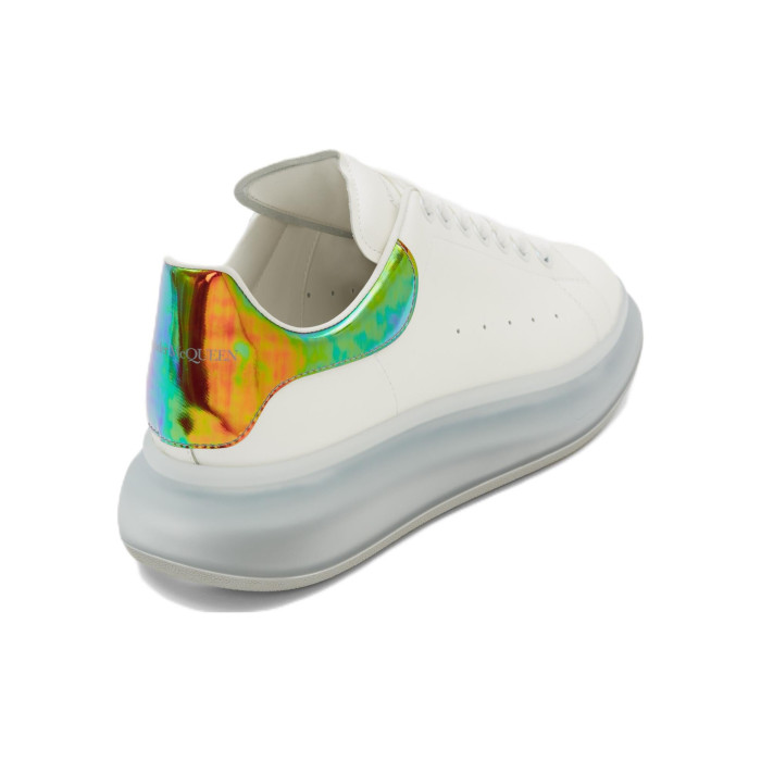 Alexander McQueen Oversized Sneaker White Iridescent - мужская сетка размеров Alexander McQueen Oversized Sneaker White Iridescent - мужская сетка размеров