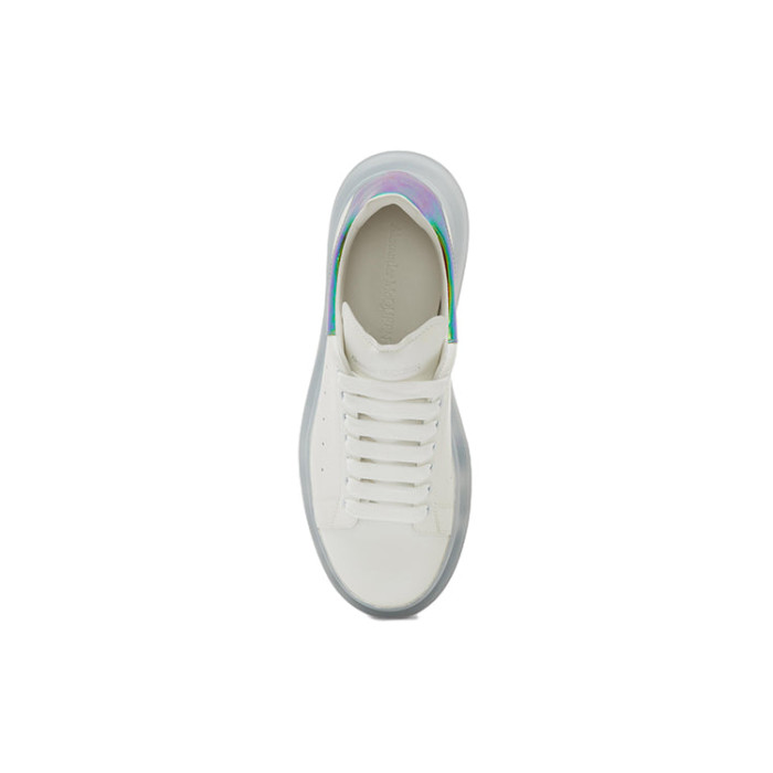Alexander McQueen Oversized Sneaker White Iridescent - мужская сетка размеров Alexander McQueen Oversized Sneaker White Iridescent - мужская сетка размеров