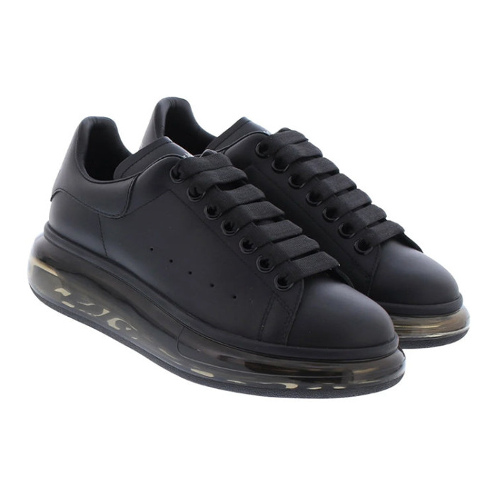 Alexander McQueen Wmns Oversized Sneaker Clear Sole - Black - женская сетка размеров Alexander McQueen Wmns Oversized Sneaker Clear Sole - Black - женская сетка размеров