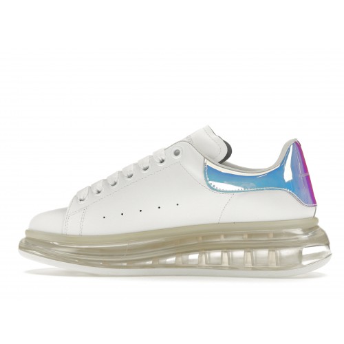 Кроссы Alexander McQueen Oversized Clear Sole Multicolor (W) - женская сетка размеров