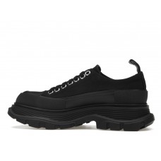 Женские кроссовки Alexander McQueen Tread Slick Low Lace Up Black (W)