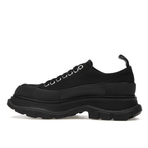 Кроссы Alexander McQueen Tread Slick Low Lace Up Black (W) - женская сетка размеров