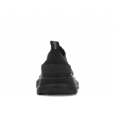 Женские кроссовки Alexander McQueen Tread Slick Low Lace Up Black (W)