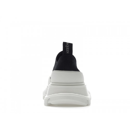 Alexander McQueen Tread Slick Low Lace Up Black White (W) - женская сетка размеров