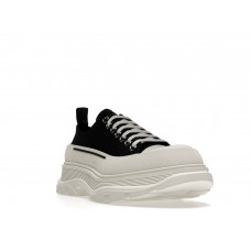 Кроссовки Alexander McQueen Tread Slick Low Lace Up Black White FW21
