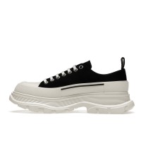 Кроссовки Alexander McQueen Tread Slick Low Lace Up Black White FW21