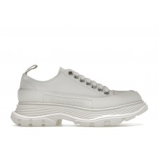 Женские кроссовки Alexander McQueen Tread Slick Low Lace Up White White (W)