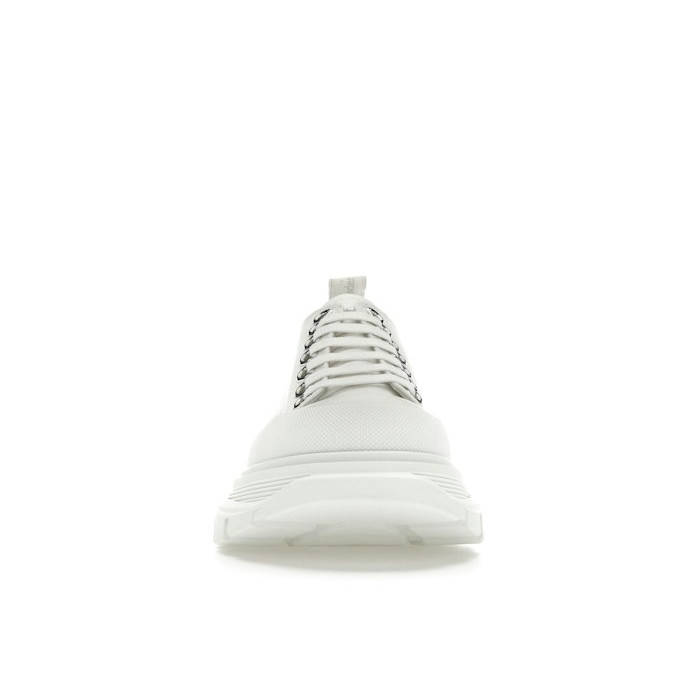 Alexander McQueen Tread Slick Low Lace Up White White (W) - женская сетка размеров Alexander McQueen Tread Slick Low Lace Up White White (W) - женская сетка размеров